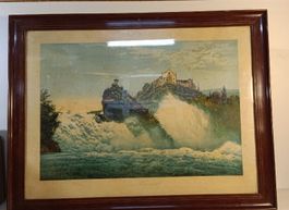Bild Rheinfall Schaffhausen Druck gerahmt(nov43)