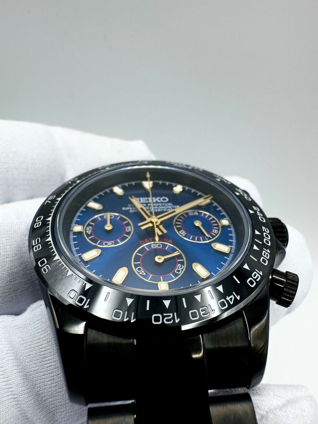 Orologi: Seitona Chronograph Midnight Black Edition – Nuovo e nell'imballaggio originale da Arnegg venduto da watch-shop 1