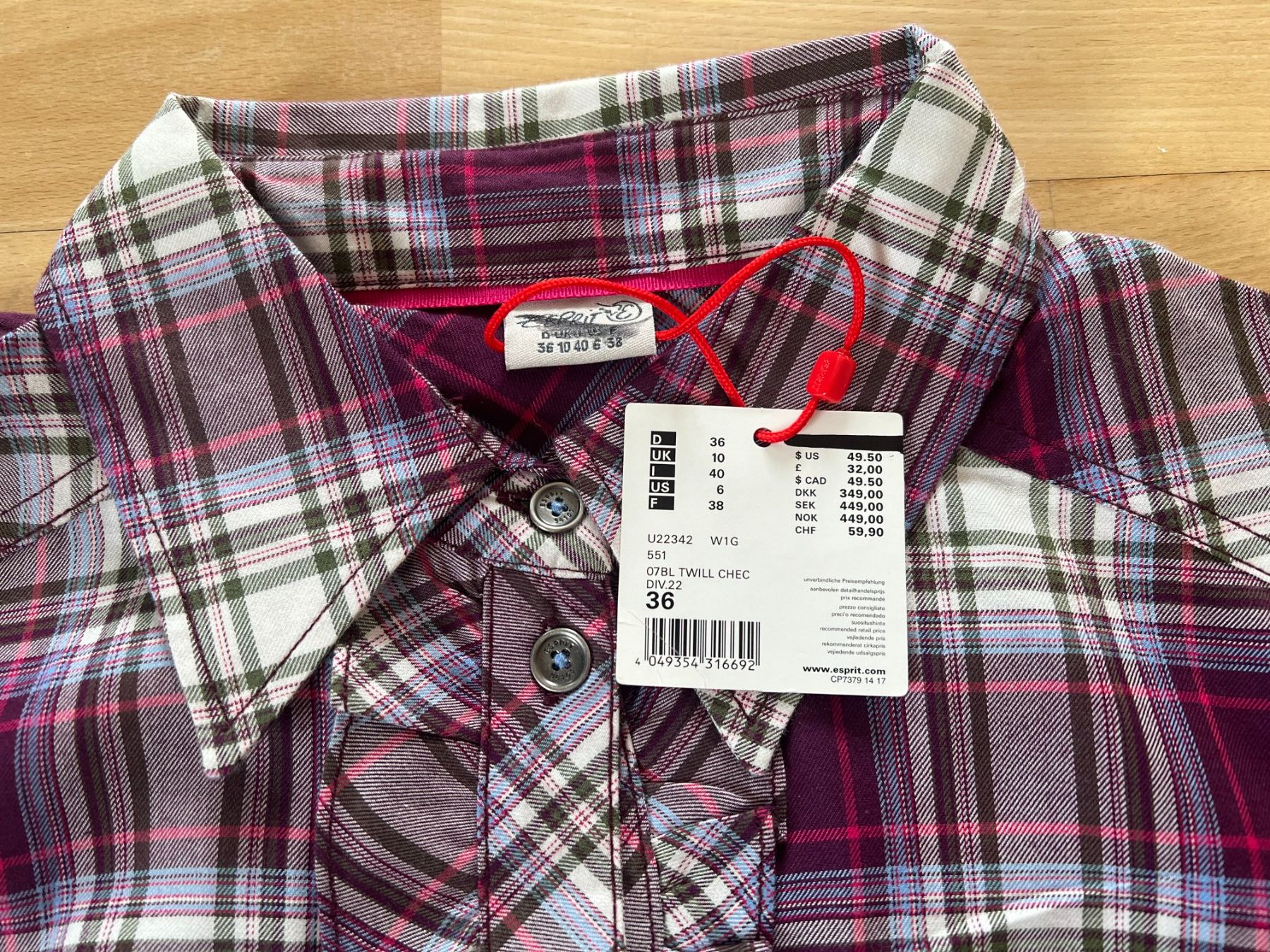 Esprit Camicette: ESPRIT Damen Bluse in Gr. 36 – Nuovo e nell'imballaggio originale da Worb venduto da farben20zauber 1