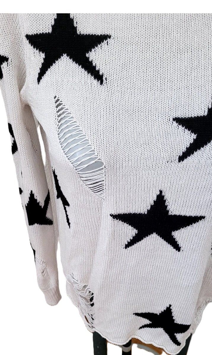 Maglioni & Felpe: Lieblings Pullover Strick Sterne Gr. S Forever21 – Usato da Füllinsdorf venduto da Sunnebliemli7 3