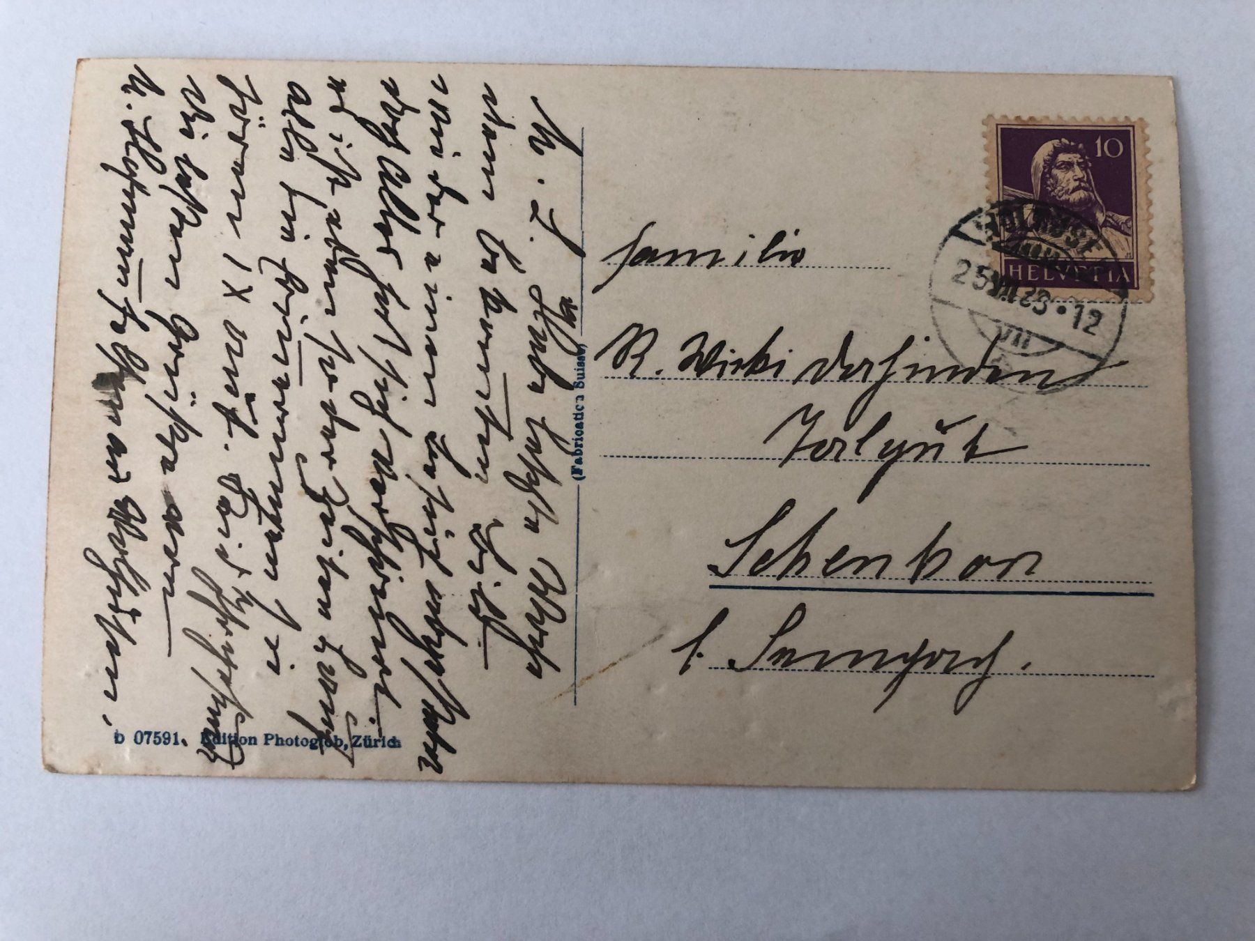 Cartoline postali: Doppleschwand  (LU)  1935 – Usato da Pfäffikon ZH venduto da Waltoversand 1