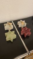 4 Sternenkerzen Kerzen Sternform Dekoration Form Wohnung