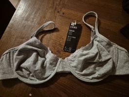 BH Ladies grau Bügel-BH mit Etikett Grösse 90B neu