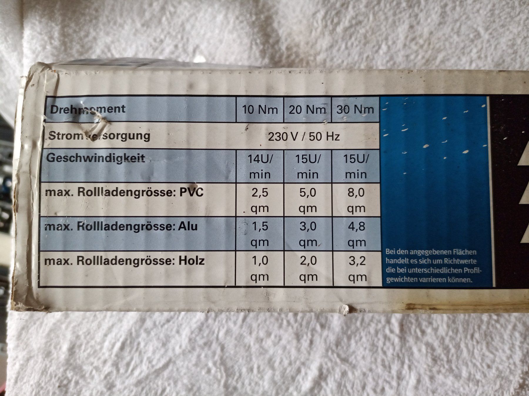 Motori: Rollladenmotor – Nuovo (secondo la descrizione) da Oberegg venduto da A-Z.Handel.Loehrer 6