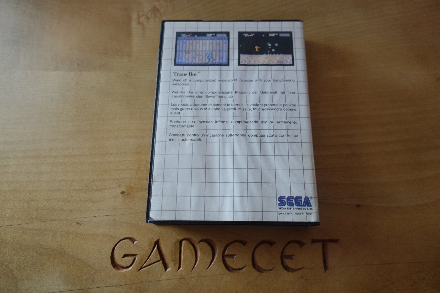 Sega Spiele: Transbot - Sega Master System – Gebraucht aus Steinach von Gamecet 3