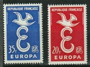 Tutti i francobolli: Frankreich, Mi 1210-1211** – Nuovo e nell'imballaggio originale da Langenthal venduto da 1195