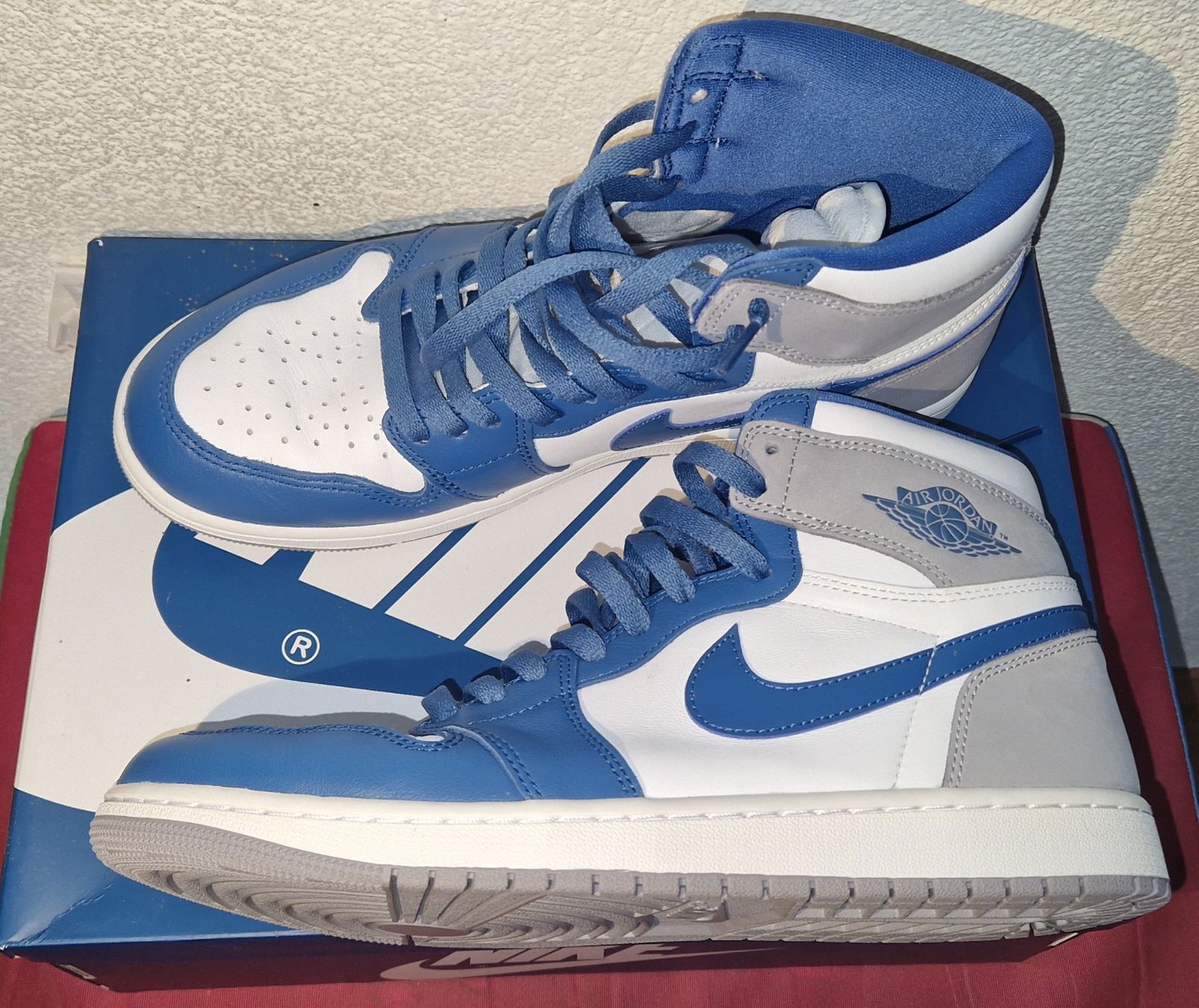 Jordan Scarpe da uomo: Jordan 1 Retro High True Blue – Nuovo (secondo la descrizione) da Zürich venduto da iAmmann 2