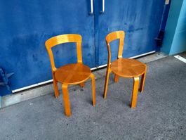 Vintage Designklassiker - 2 Bruno Rey Stühle für Dietiker