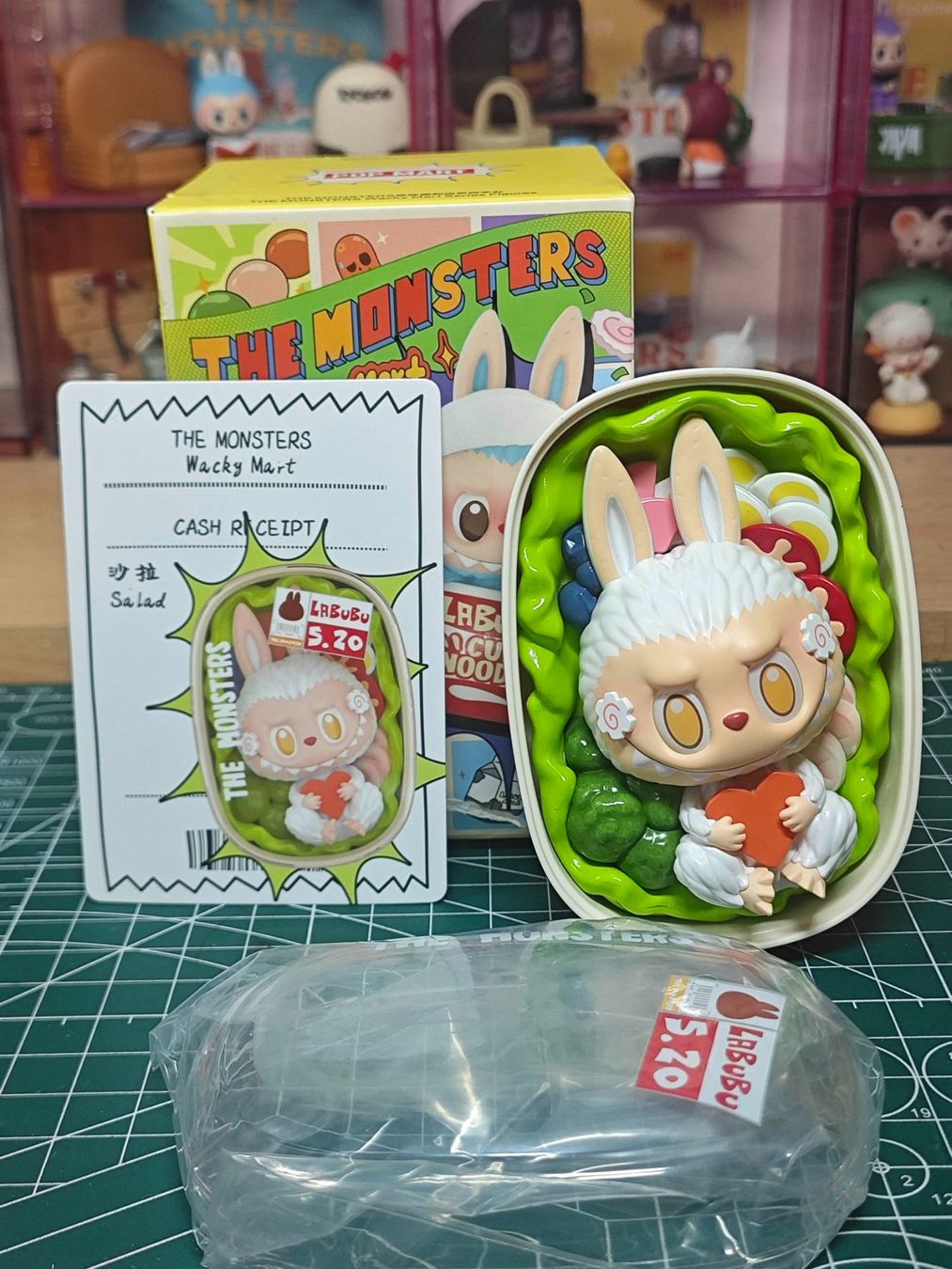 Pop Mart Statuette: Labubu Wacky Mart-- Salad! – Nuovo (secondo la descrizione) da Horw venduto da aquarellmmm2024