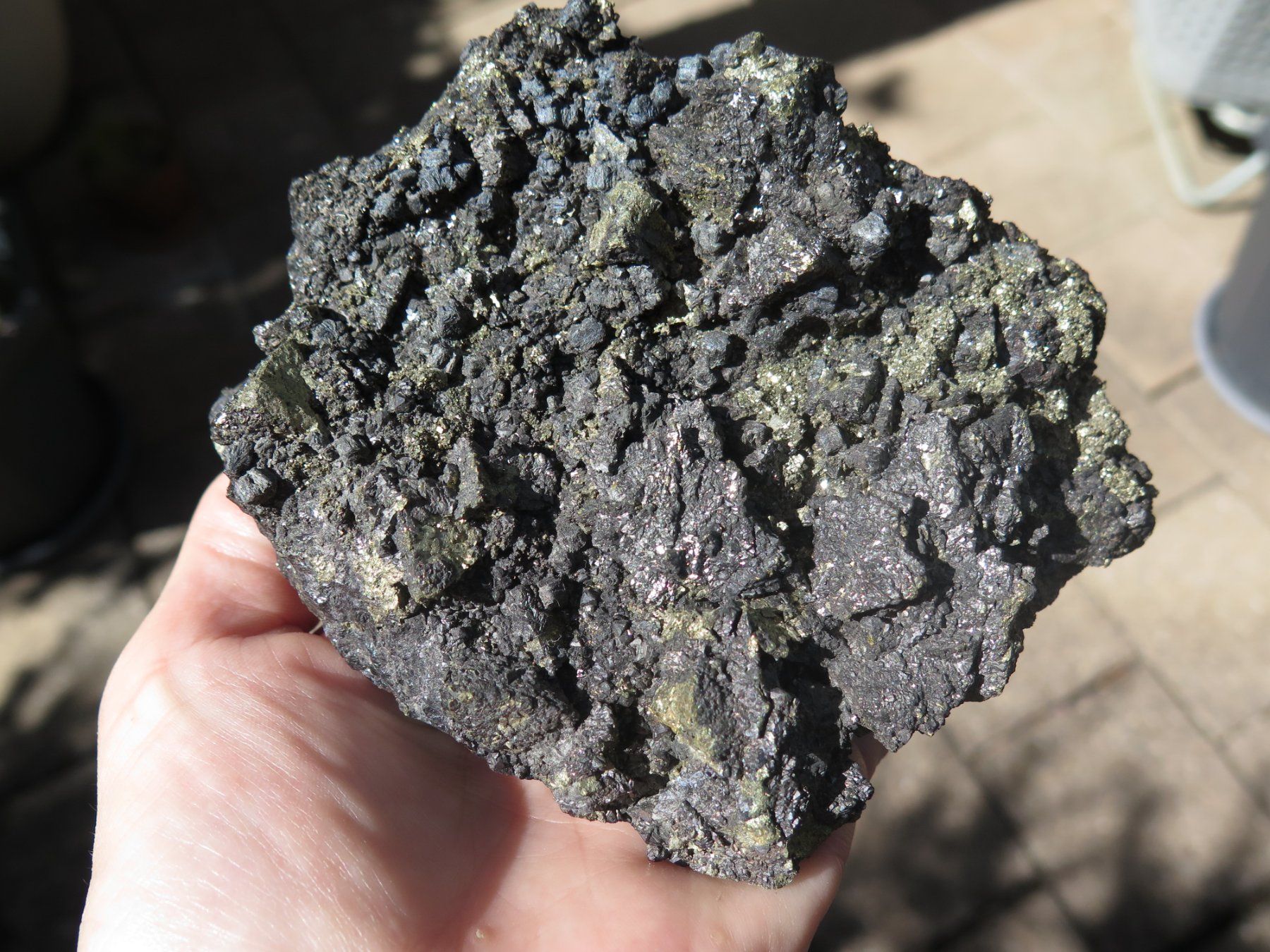 Minerali & Pietre curative: Bournonit mit Pyrit und Zinkblende ca. 834 gr. – Usato da Schaffhausen venduto da Yamakana51L8736OQ8