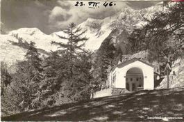 Saas Fee - Kapelle + 1946