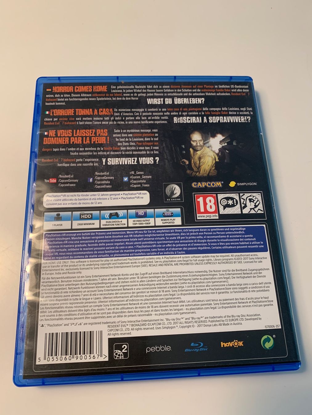 Giochi: Resident Evil 7 – Usato da Uster venduto da ywy_k8ft 1