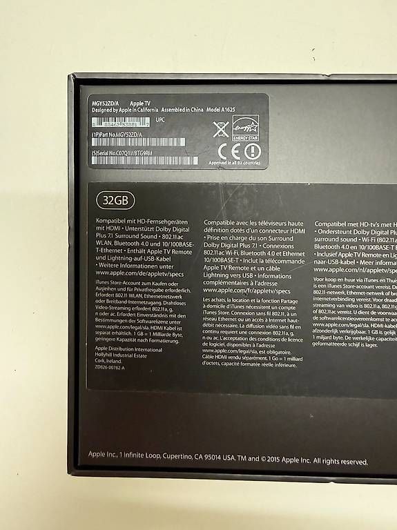 Sistemi audio & multimediali: Apple TV Set – Usato da Basel venduto da Smarten 1
