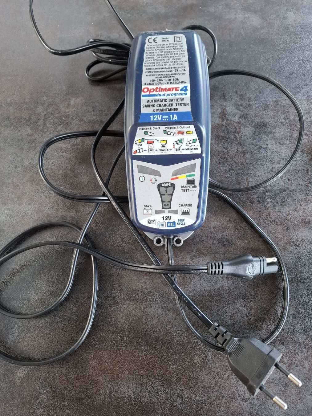 Batterieladegeräte: chargeur Optimate 4 complet – Gebraucht aus Cheyres von Tarmac60 1
