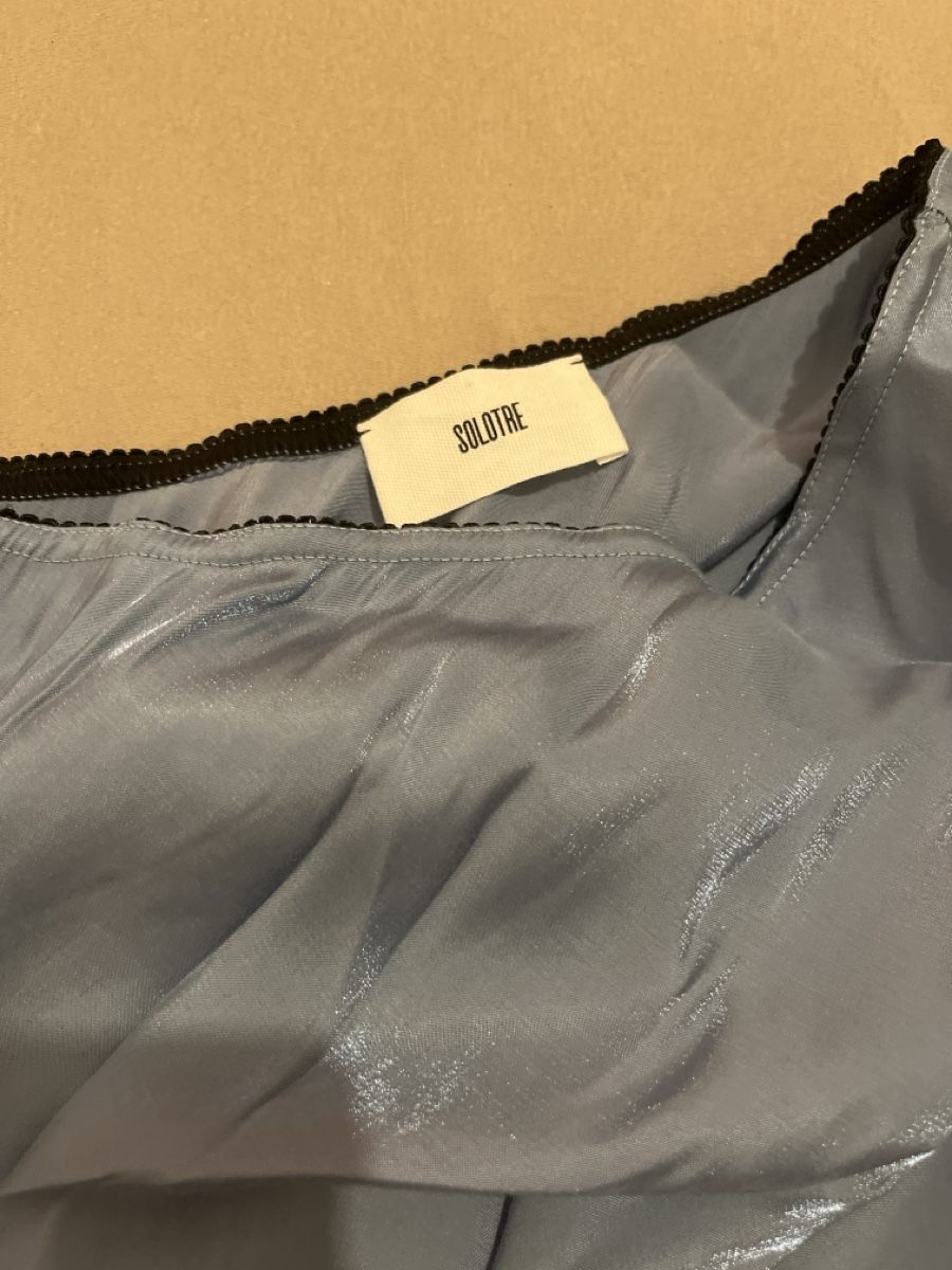 Röcke: Jupe longue SOLOTRE bleu satiné taille 38 – Gebraucht aus Zürich von Noemie1994 1