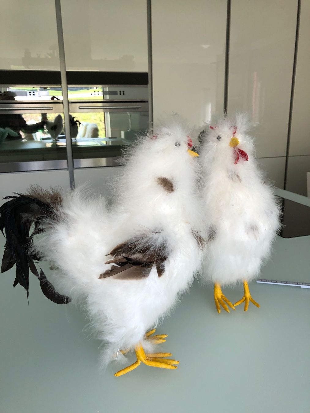 Tutte le decorazioni: 2 Stk. Osterdeco Huhn Hühner Federn – Usato da Arboldswil venduto da maeppli2009