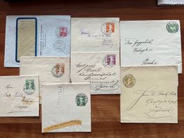Lot Streifband mit gedruckten Marken ab 1900 (M601)