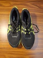 Laufschuhe Asics Gel-Kanaku 5 schwarz gelb gebraucht Gr. 40