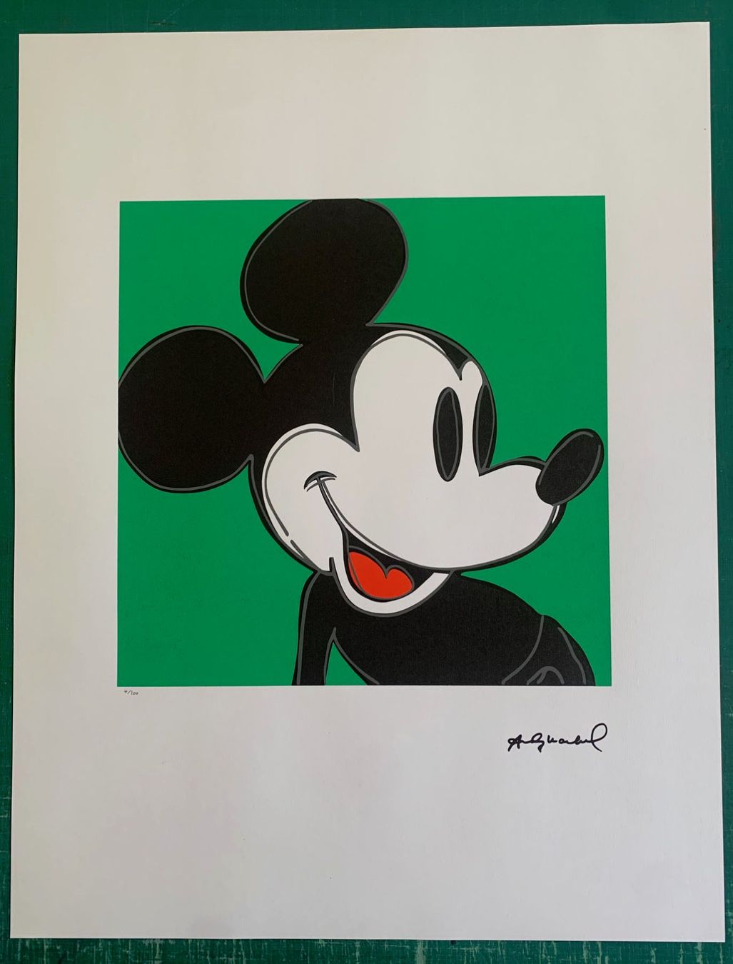 Foto & Immagini: Andy Warhol - Mickey Mouse 4/100 – Nuovo e nell'imballaggio originale da Adligenswil venduto da O_D_E_O_N 1