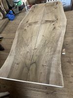 Nussbaum Bretter Tisch 245 x 115 Epoxi