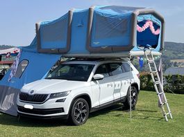 Dachzelt Gentle Tent SkyLoft das grösste Dachzelt der Welt