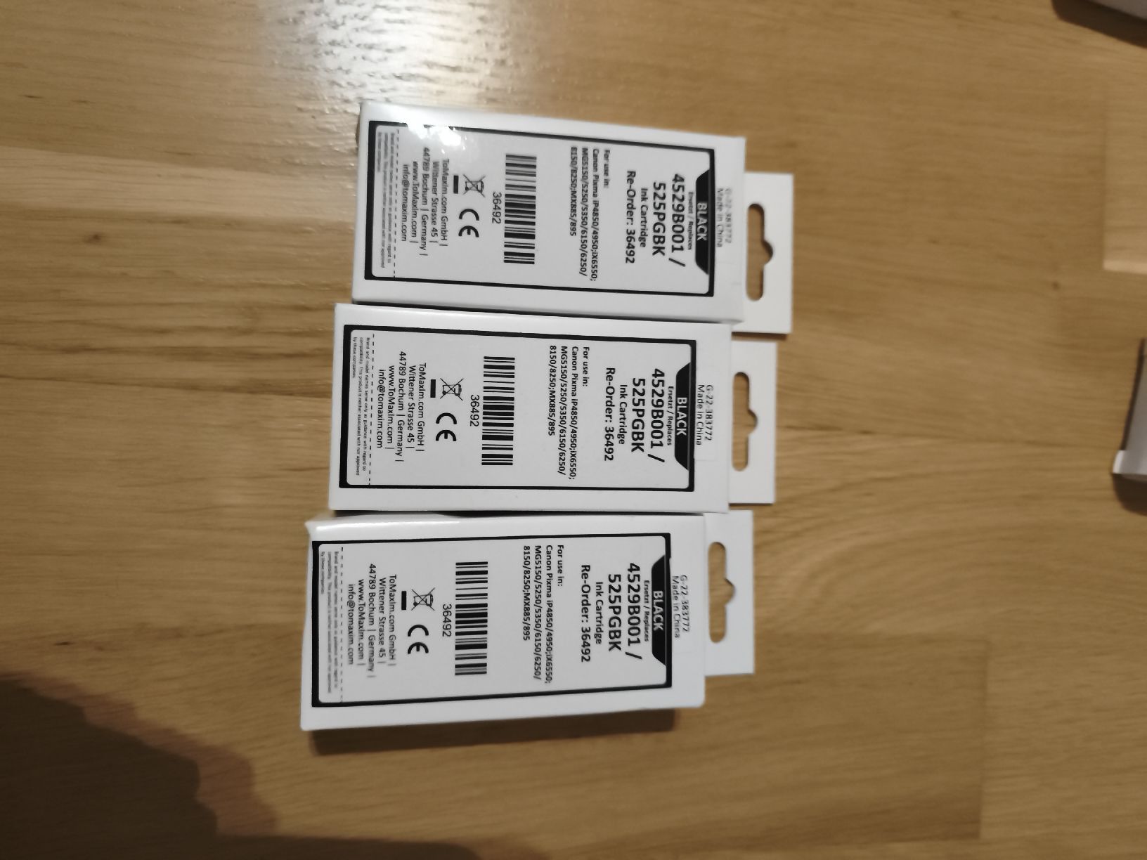 Pixma Cartucce per stampanti & toner: Druckerpatronen Set Canon Pixma 15 Stück – Usato da Bolligen venduto da TvG.1535 1