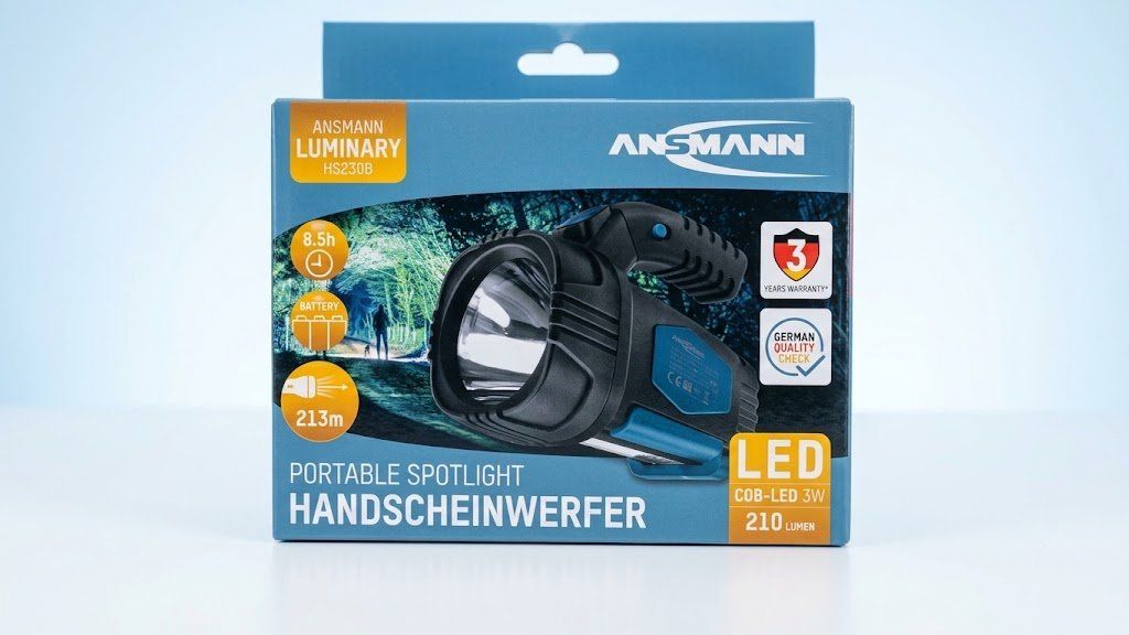 Lampes: Ansmann COB LED Handscheinwerfer "HS230B" – Neuf avec emballage d'origine à Jegenstorf par Bracher_Store
