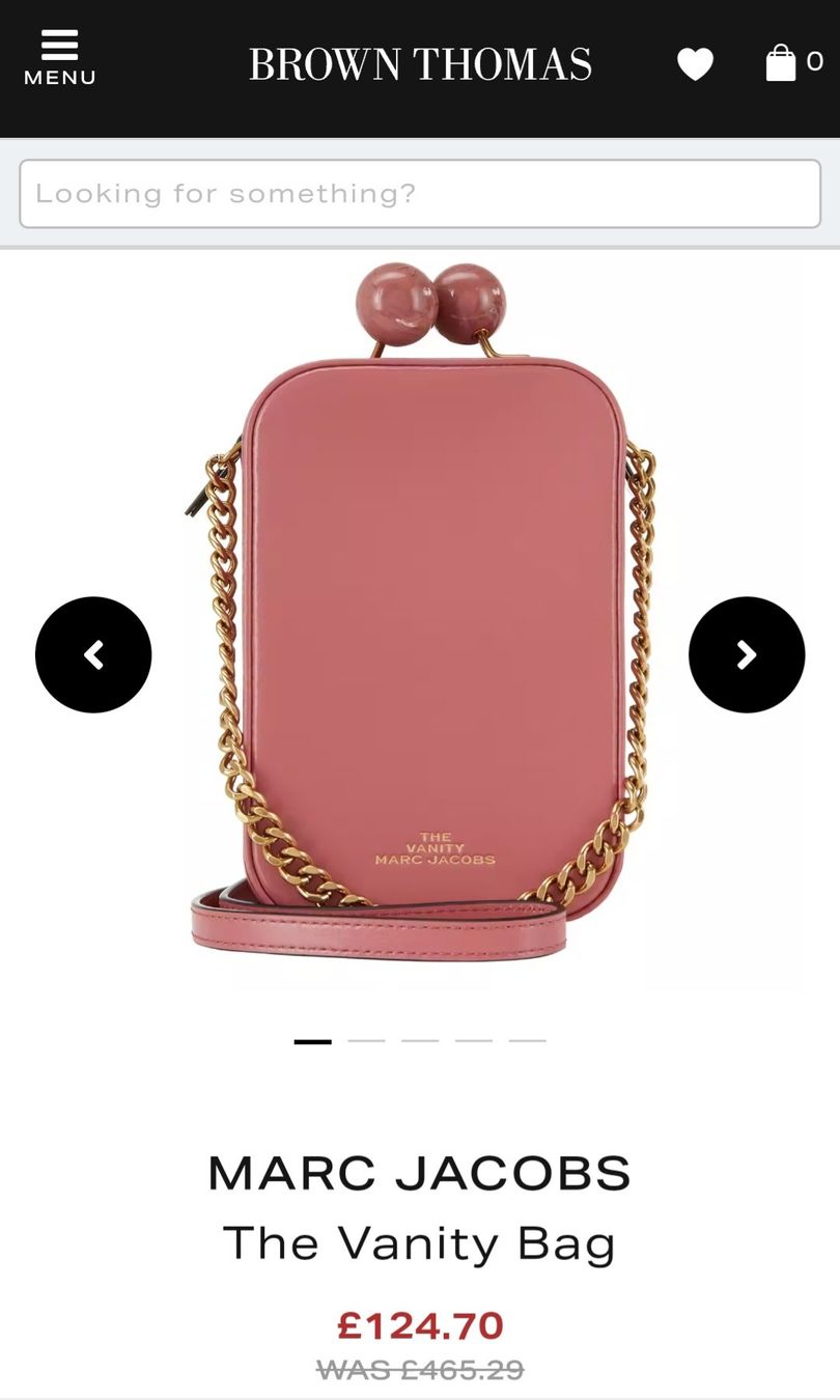Marc Jacobs Borse da donna: Marc Jacobs Vanity Bag Lachsfarbe – Nuovo e nell'imballaggio originale da Erlinsbach SO venduto da ULIKH 2