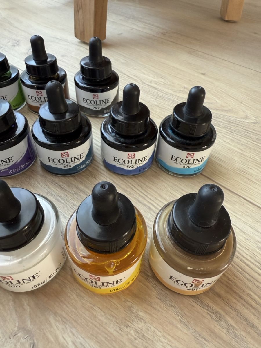 Royal Talens Colori: Ecoline 16 flüssige Wasserfarbe  – Nuovo (secondo la descrizione) da Sarmenstorf venduto da Nathaliie_21 2