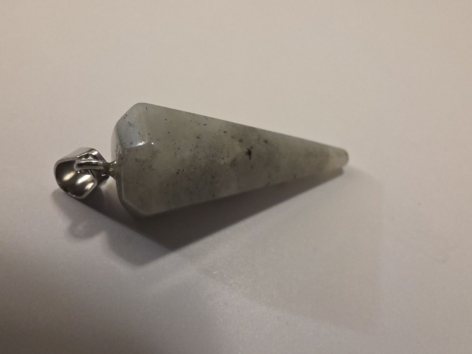Minerali & Pietre curative: Pendel Labradorit 3 x 1cm. – Nuovo e nell'imballaggio originale da Menziken venduto da Mirager 1