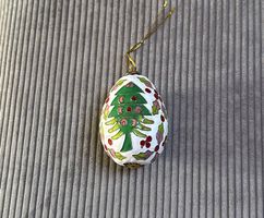 Cloisonné Ei Weihnachtskugel Weihnachtsbaum H 9cm