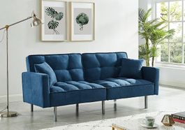 Schlafsofa, Couch, Bettsofa klappbar Liege 3er Sitz Sofa NEU