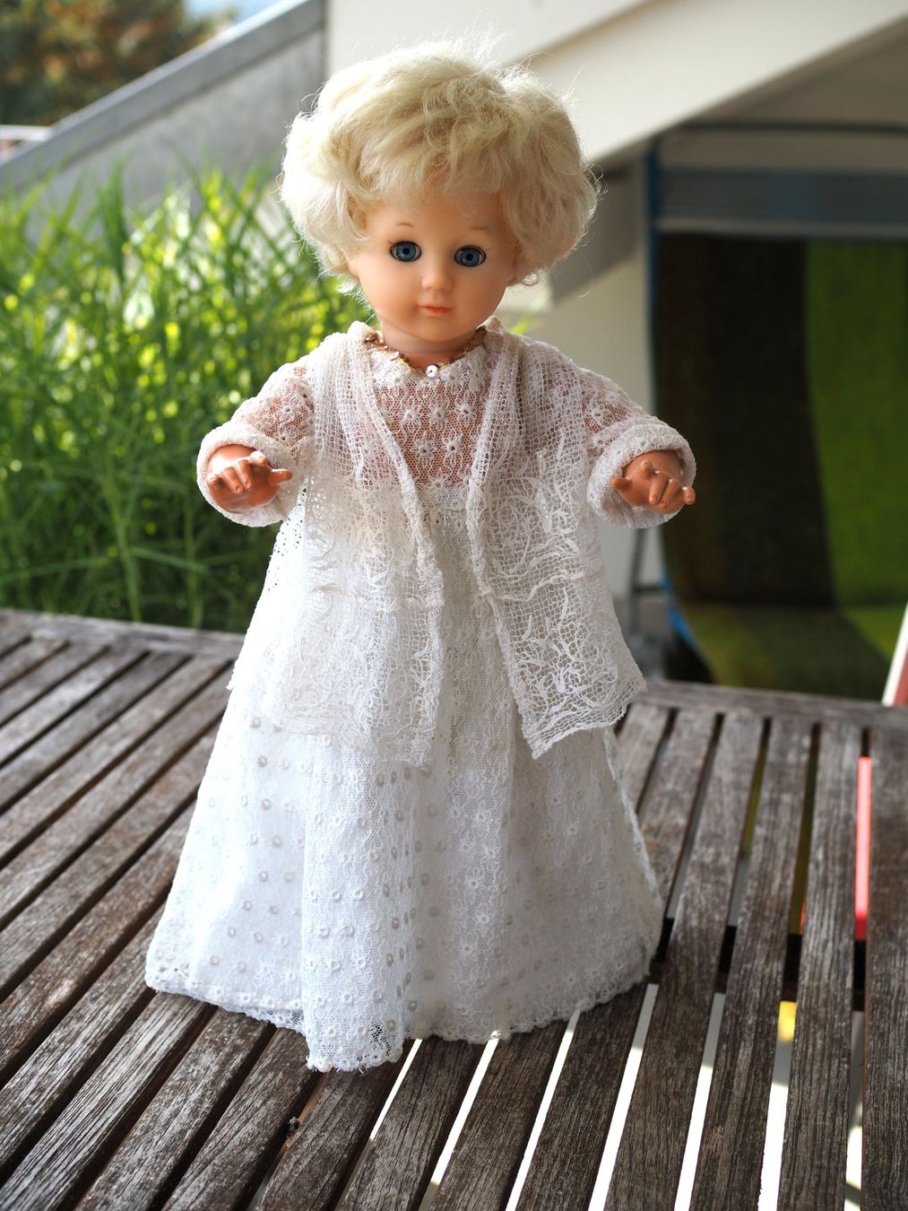 Bambole: Puppe - Schildkröt mit Kleid, Vintage – Usato da Waltenschwil venduto da leachim01 1