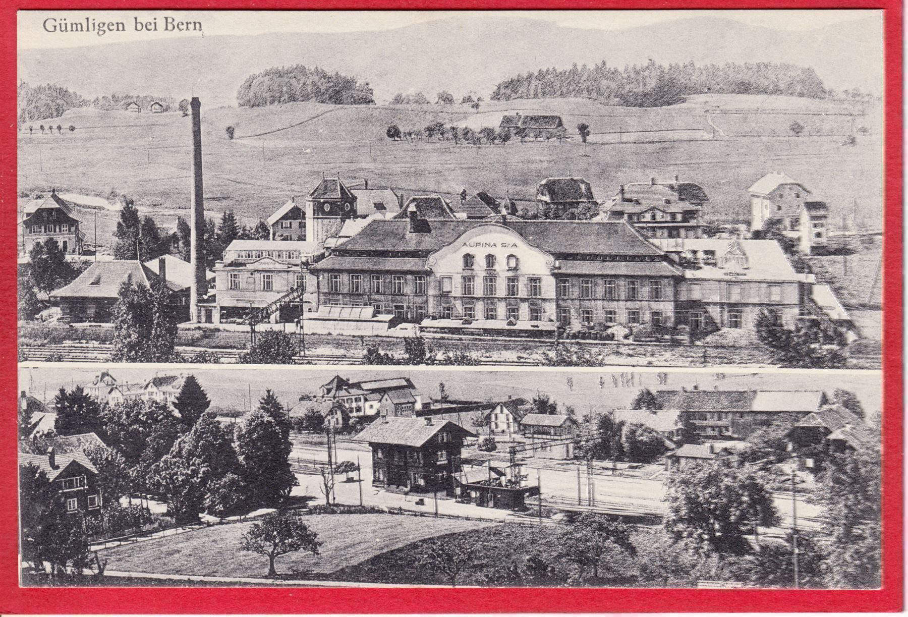 Cartoline postali: GÜMLIGEN BEI BERN – Usato da Grüningen venduto da Kartensammler
