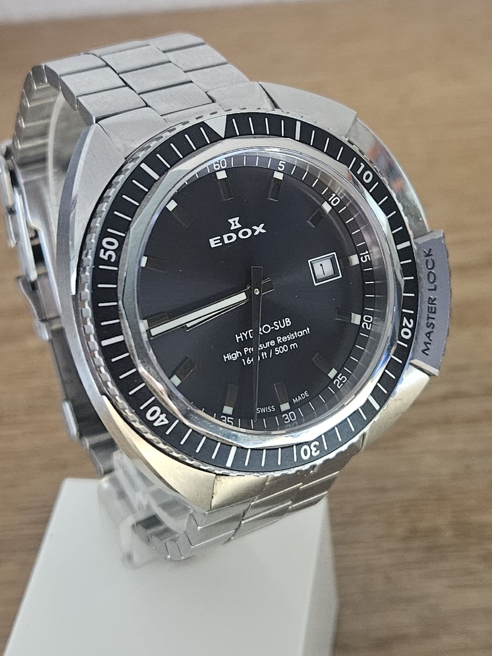 Edox Uhren: Edox Hydro-Sub Herrenuhr 48mm 500m – Gebraucht aus Flamatt von pie_f9zm 1