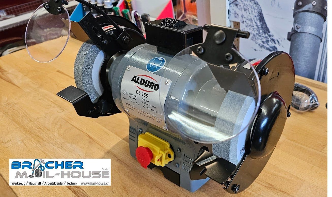 Alduro Smerigliatrici & Lucidatrici: Doppelschleifmaschine Alduro DS-155 – Nuovo e nell'imballaggio originale da Koppigen venduto da Bracher_Mail-House 5