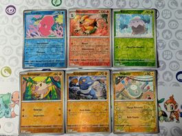 🇫🇷 Pokémon lot 6 cartes reverse Évolutions à Paldea (PAL)