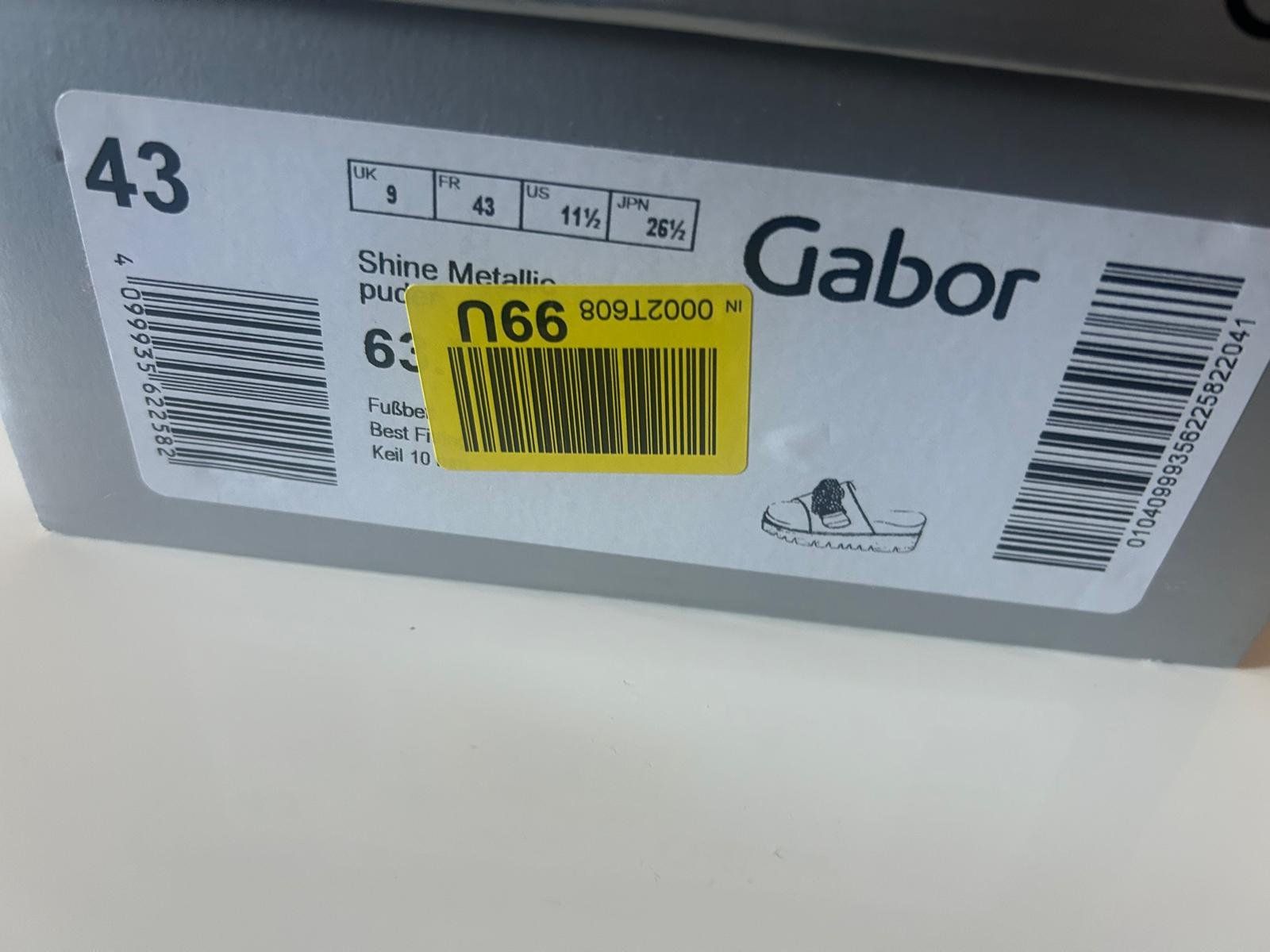 Gabor Scarpe da donna: Damen Gabor Pantoletten. Gr  43/42,5 – Nuovo (secondo la descrizione) da Biel/Bienne venduto da MariMari05 5