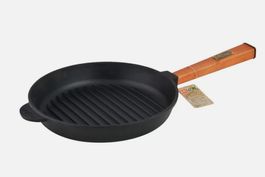 Runde Grillpfanne aus Gusseisen 28 x 6 cm NEU!