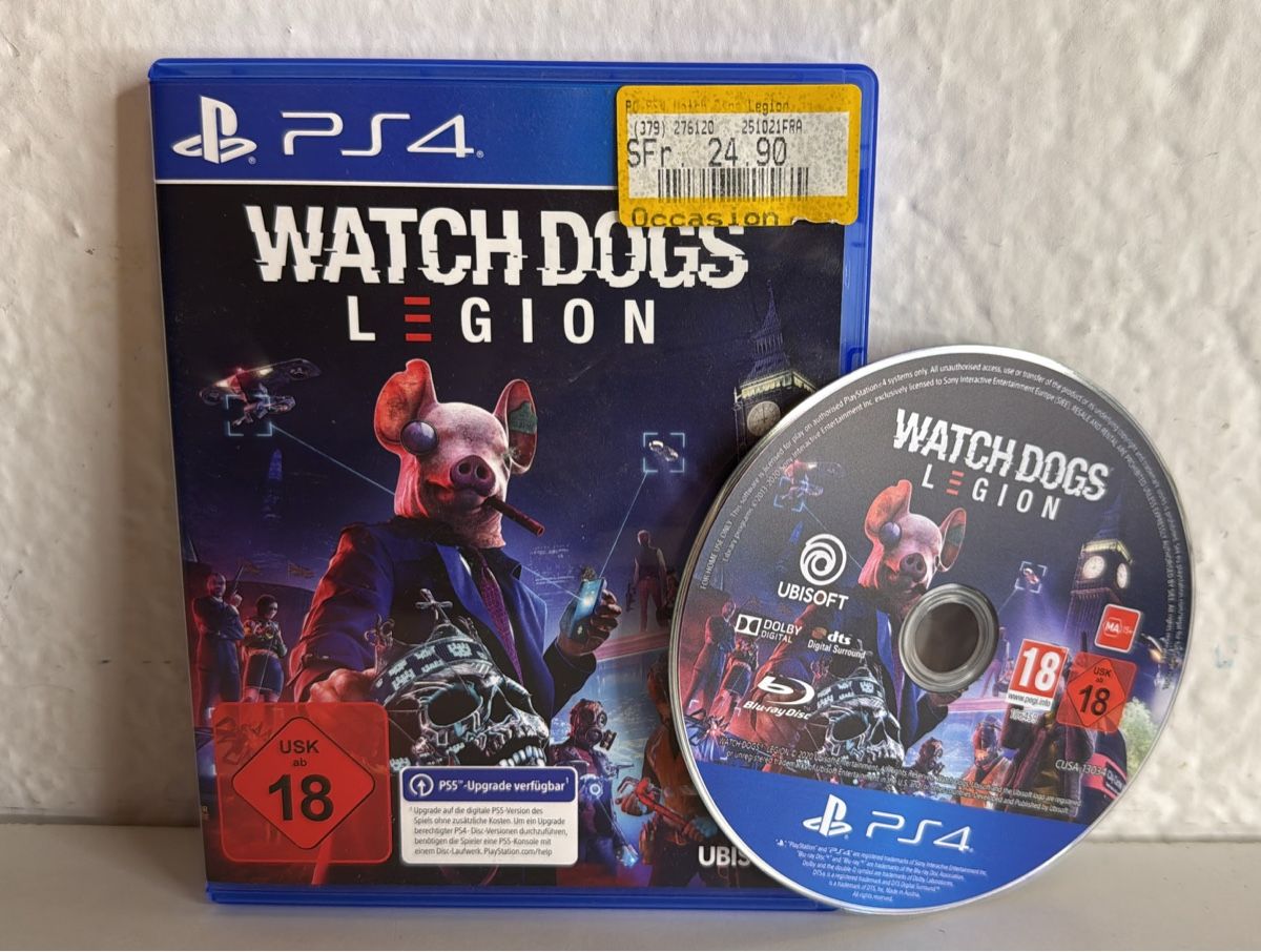 Sony Jeux: Watch Dogs Legion PS4/PS5 Game – D'occasion à Ehrendingen par bubulence