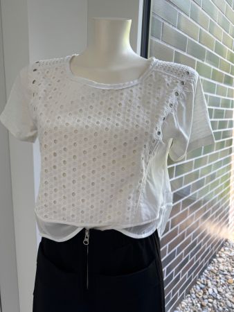 Herziges verspieltes Shirt/Bluse v. Calvin Klein, Gr. XS