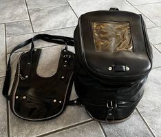Sacoche de réservoir en cuir