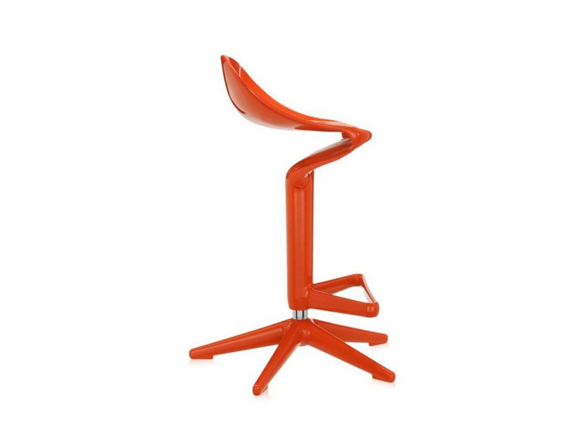 Kartell Sgabelli: 3 Kartell Spoon Hocker orange – Usato da Bolligen venduto da Casewise 5
