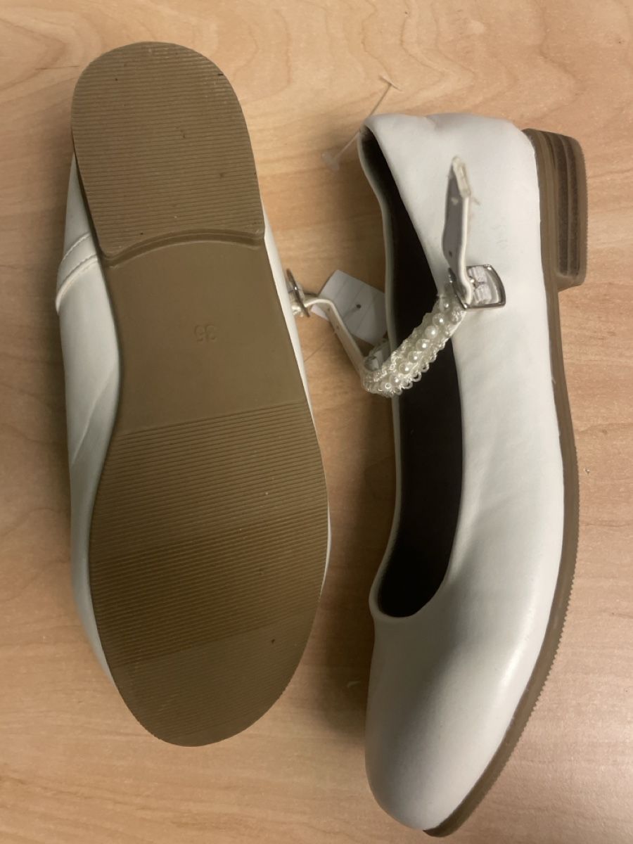 Scarpe per ragazze: Weisse indigo Mädchen Ballerina Gr.35 – Nuovo (secondo la descrizione) da Obergerlafingen venduto da cabo4 2