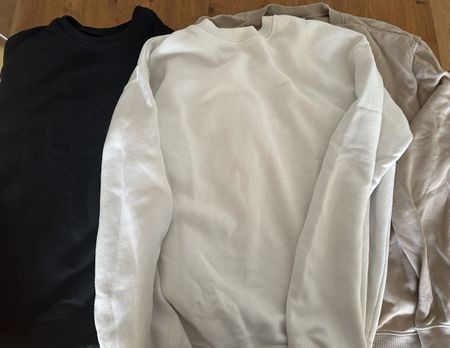 Sweatshirt (Pullover) - 3 Stück