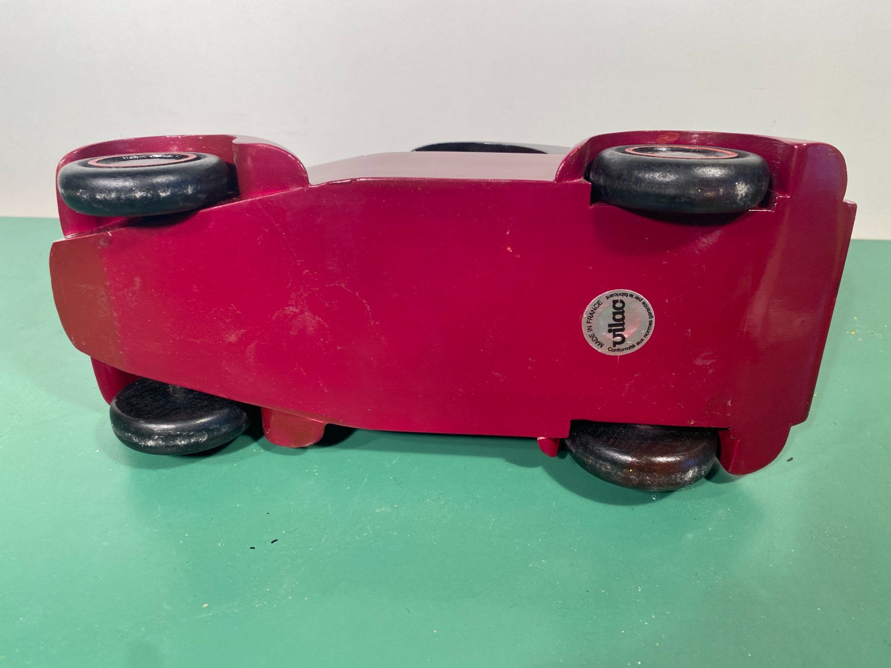 Vilac Giocattoli: Vilac 2CV Holzauto Döschwo 30cm Aroutcheff – Usato da Bern venduto da ToysPlusVintage 6