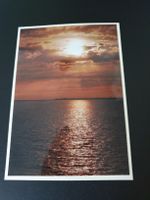 1 Karte / Motiv: Sonnenuntergang auf der île de Re (UNIKAT)