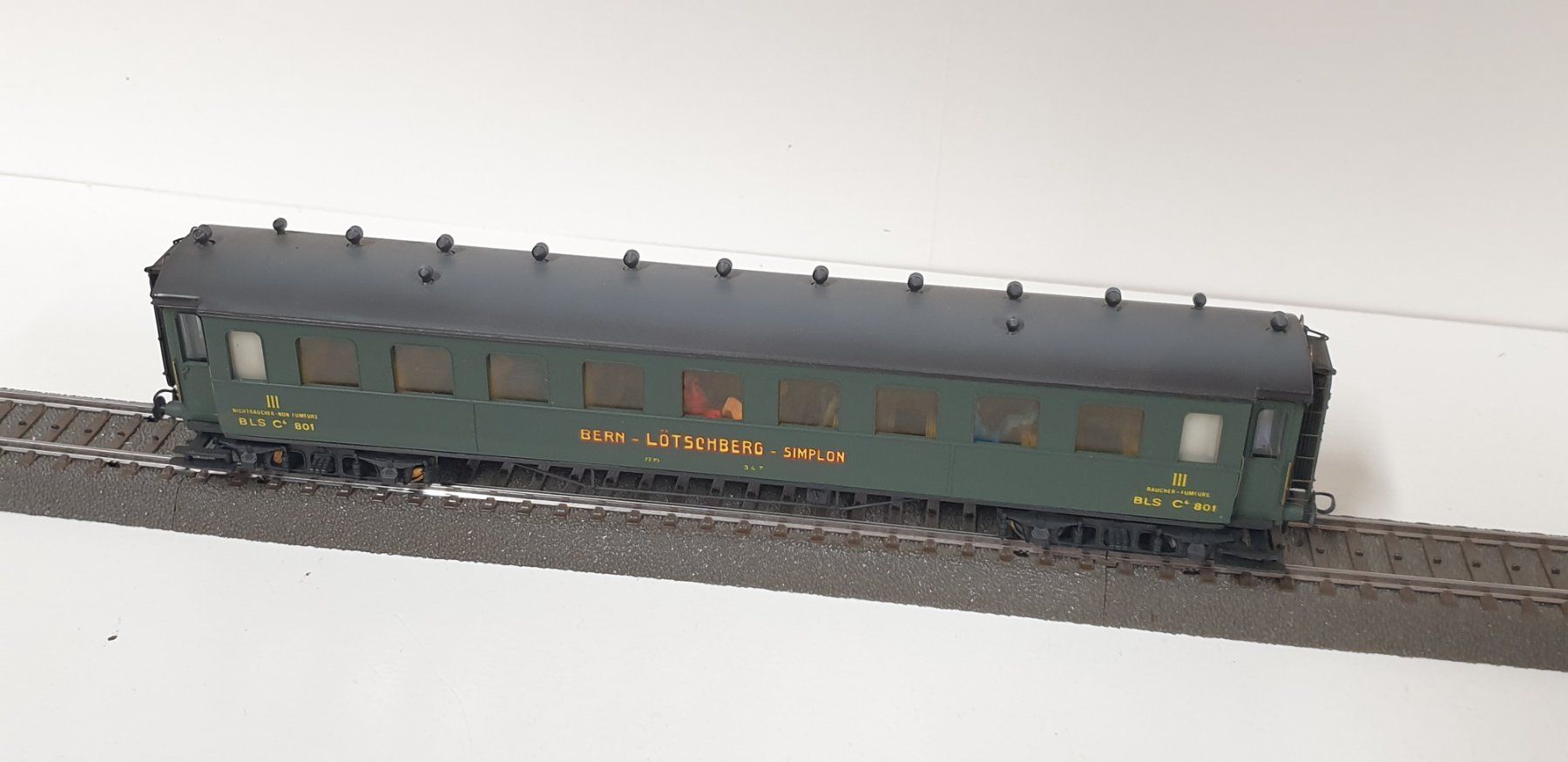 Metropolitan Modellini di ferrovie: Metrop BLS Personenwagen H0/DC – Usato da Geroldswil venduto da TopTrain54 1