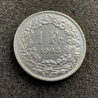 1 Franken Silber 1908 - Erhaltung