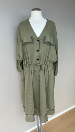 MARCCAIN Leinen- Kleid Gr.42 (N5) NEU NP379,-